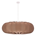 Lustre suspenso em cabo CAFEE 1xE27/40W/230V Ø 66 cm marrom
