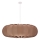 Lustre suspenso em cabo CAFEE 1xE27/40W/230V Ø 66 cm marrom