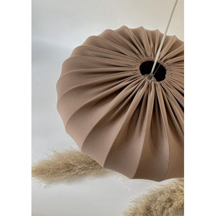 Lustre suspenso em cabo CAFEE 1xE27/40W/230V Ø 66 cm marrom