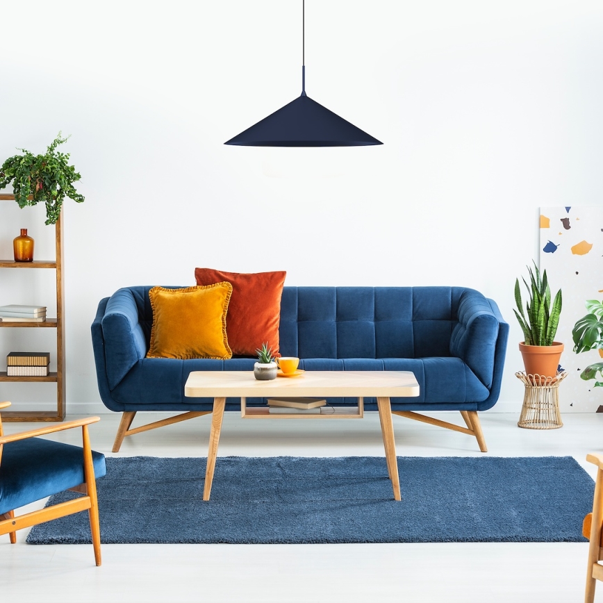 Lustre suspenso em cabo CAPITAL 1xGX53/15W/230V, diâmetro 60 cm, azul