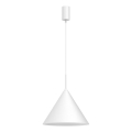 Lustre suspenso em cabo CAPITAL 1xGX53/15W/230V Ø 32 cm branco