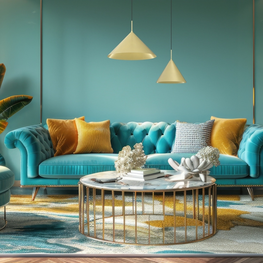 Lustre suspenso em cabo CAPITAL 1xGX53/15W/230V Ø 32 cm dourado