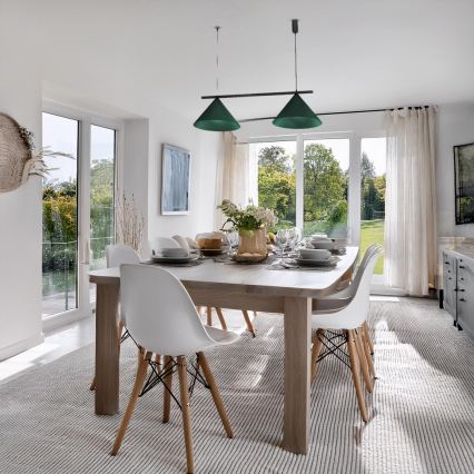 Lustre suspenso em cabo CAPITAL 2xGX53/15W/230V verde