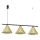 Lustre suspenso em cabo CAPITAL 3xGX53/15W/230V dourado