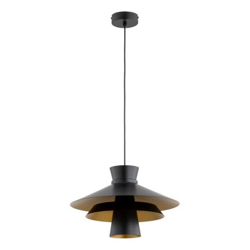 Lustre suspenso em cabo CELESTE 1xE27/15W/230V preto