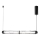 Lustre suspenso em cabo CORTE LED/18W/230V preto