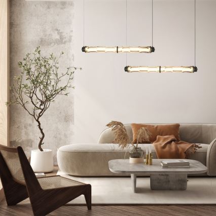 Lustre suspenso em cabo CORTE LED/18W/230V preto