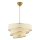 Lustre suspenso em cabo COUPER 1xE27/60W/230V creme/dourado