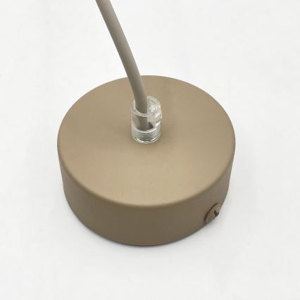 Lustre suspenso em cabo DESTELLO 1xE27/15W/230V Ø 21 cm bege