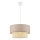 Lustre suspenso em cabo ECHO 1xE27/60W/230V bege/creme