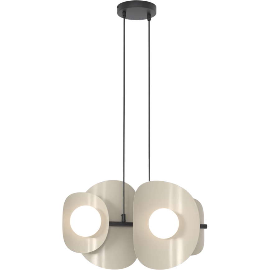 Lustre suspenso em cabo ELEMENTI 4xG9/8W/230V bege