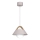 Lustre suspenso em cabo FUNDA 1xE27/15W/230V creme