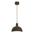 Lustre suspenso em cabo HANDA 1xE27/15W/230V castanho