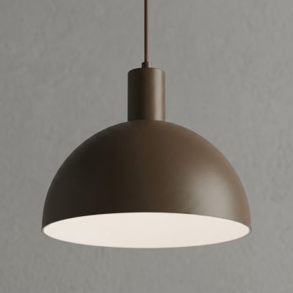Lustre suspenso em cabo HANDA 1xE27/15W/230V castanho