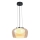 Lustre suspenso em cabo INSIEME 1xGX53/10W/230V Ø 35 cm bege fumê