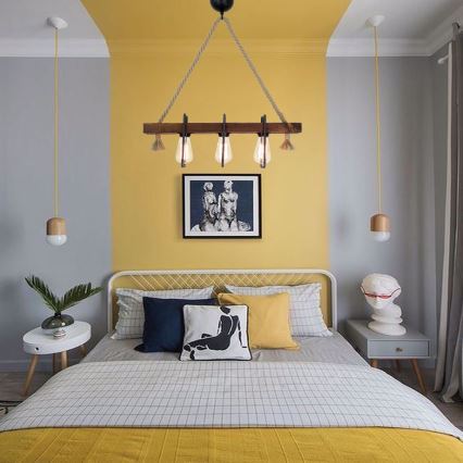 Lustre suspenso em cabo KUTUK 3xE27/40W/230V pinho