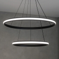 Lustre suspenso em cabo LED dimerizável LED/90W/230V 3000-6500K diâmetro 60 cm + controlo remoto