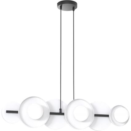 Lustre suspenso em cabo MODEL 6xG9/8W/230V, branco