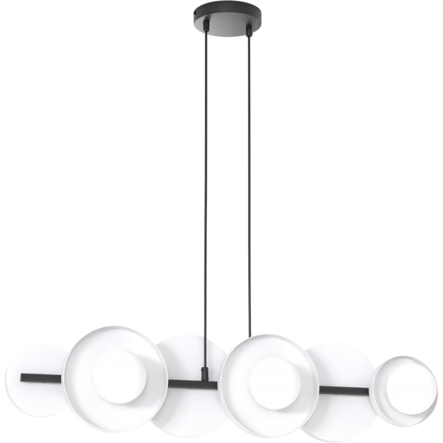 Lustre suspenso em cabo MODEL 6xG9/8W/230V, branco
