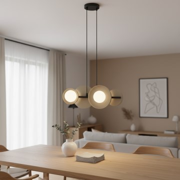 Lustre suspenso em cabo MODELO 4xG9/8W/230V bege