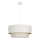 Lustre suspenso em cabo NATIA 1xE27/60W/230V Ø 45 cm creme