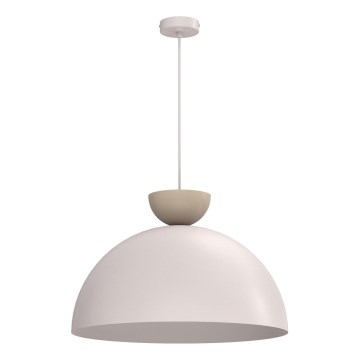 Lustre suspenso em cabo NEVIS 1xE27/15W/230V Ø 50 cm creme