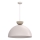 Lustre suspenso em cabo NEVIS 1xE27/15W/230V Ø 50 cm creme