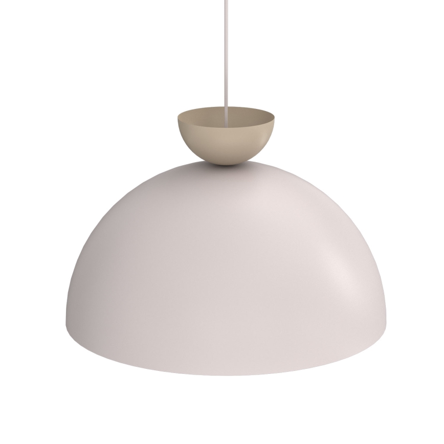 Lustre suspenso em cabo NEVIS 1xE27/15W/230V Ø 50 cm creme