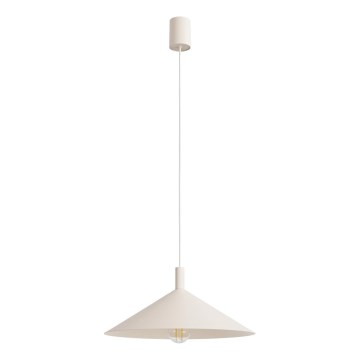 Lustre suspenso em cabo NOX 1xE27/15W/230V creme