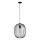 Lustre suspenso em cabo OVELLA 1xE27/15W/230V Ø 34 cm preto