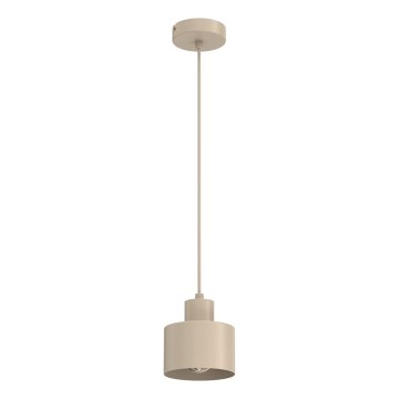 Lustre suspenso em cabo PARKLA 1xE27/15W/230V bege