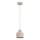 Lustre suspenso em cabo PARKLA 1xE27/15W/230V bege