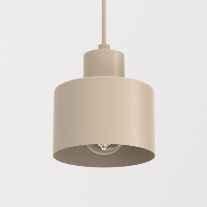 Lustre suspenso em cabo PARKLA 1xE27/15W/230V bege
