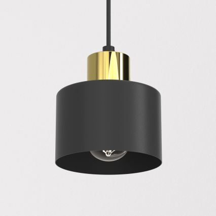Lustre suspenso em cabo PARKLA 1xE27/15W/230V preto