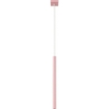 Lustre suspenso em cabo PASTELO 1xG9/8W/230V rosa
