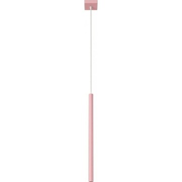 Lustre suspenso em cabo PASTELO 1xG9/8W/230V rosa