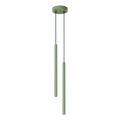Lustre suspenso em cabo PASTELO 2xG9/8W/230V verde