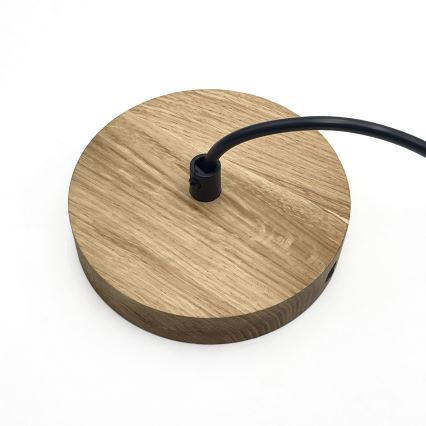 Lustre suspenso em cabo PIA 1xE27/60W/230V, Ø 30 cm, carvalho