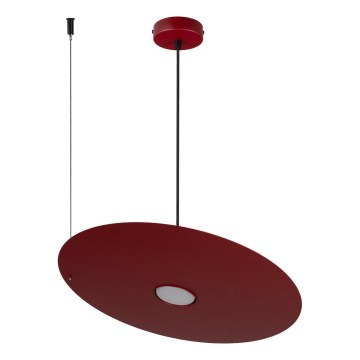 Lustre suspenso em cabo PIATTO 1xGX53/15W/230V diâmetro 45 cm vinho