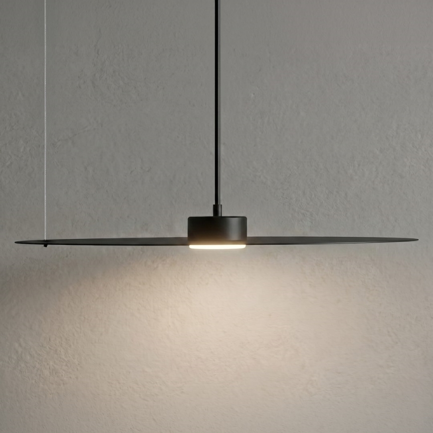 Lustre suspenso em cabo PIATTO 1xGX53/15W/230V, Ø 55 cm, preto