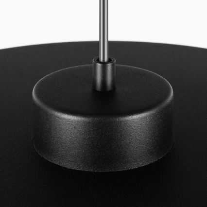 Lustre suspenso em cabo PIATTO 1xGX53/15W/230V, Ø 55 cm, preto