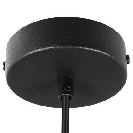 Lustre suspenso em cabo PIATTO 1xGX53/15W/230V, Ø 55 cm, preto