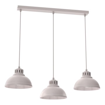 Lustre suspenso em cabo SVEN 3xE27/15W/230V creme