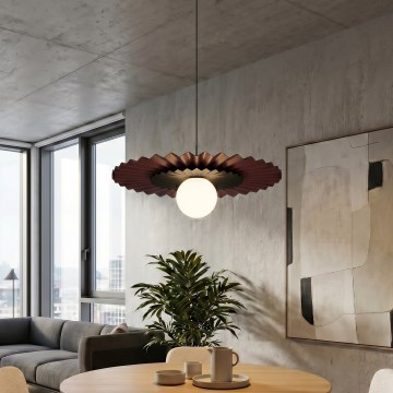 Lustre suspenso em cabo UMBRA 1xG9/8W/230V preto/vermelho