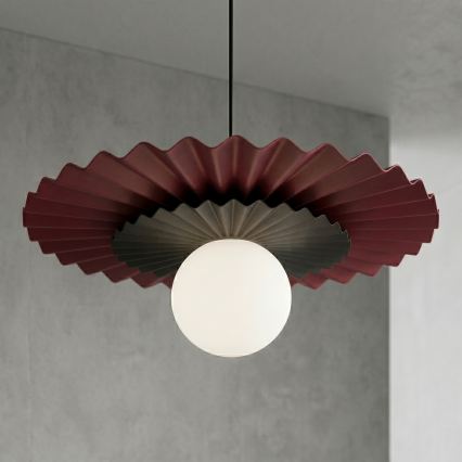 Lustre suspenso em cabo UMBRA 1xG9/8W/230V preto/vermelho