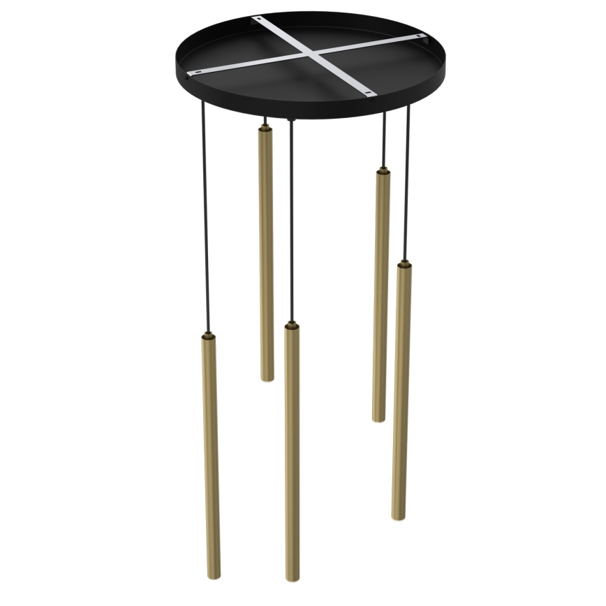 Lustre suspenso em cabo YORU 8xG9/8W/230V latão