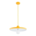 Lustre suspenso em fio ETERI, 1xE27/15W/230V, amarelo