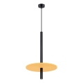 Lustre suspenso FELTRO 1xG9/8W/230V preto/amarelo