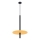 Lustre suspenso FELTRO 1xG9/8W/230V preto/amarelo