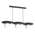 Lustre suspenso FLAT 3xE27/15W/230V preto